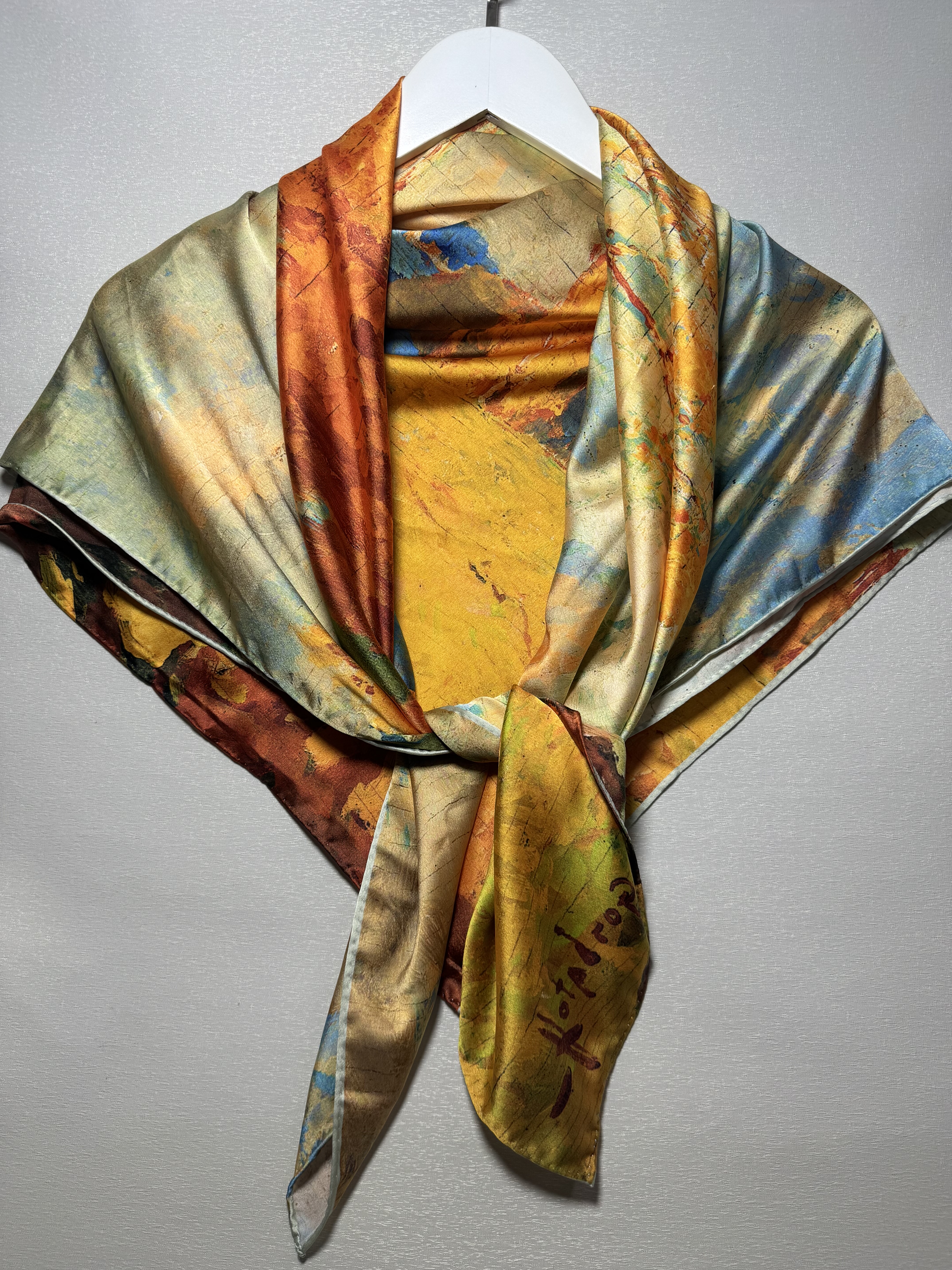 110手工大方巾围巾披肩四季时尚百搭妈妈长辈首选送礼盒