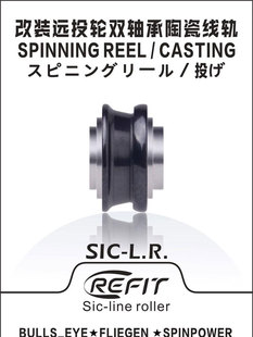 改装BULLS_EYE弗雷根SPINJOY等远投轮KISU双轴承陶瓷导线轨总成