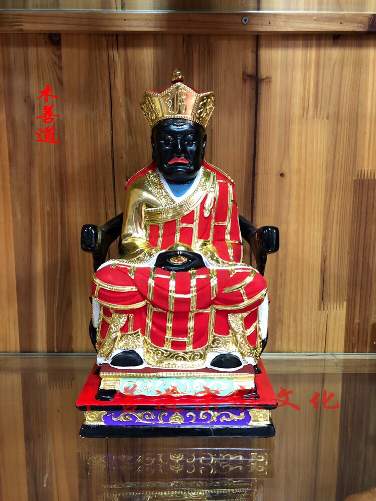 木雕清水祖师樟木漆线雕精品手工神像佛像私人订制