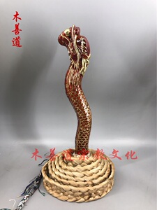 木雕用品龙头法索法绳神鞭法鞭法师道士法器法会樟木精雕8尺
