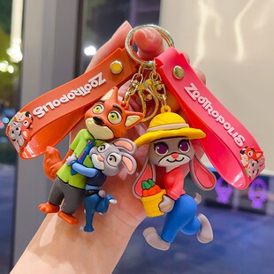 2026跨境新款牛局长卡通钥匙扣可爱公仔异形挂件书包挂饰小礼品