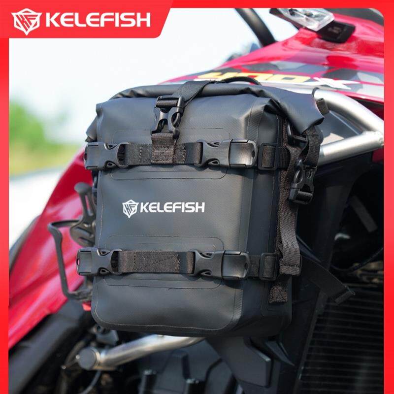 KELEFISH 오토바이 가드 가방 사이드 가방 오토바이 반사 사이드 가방 오토바이 여행 가방