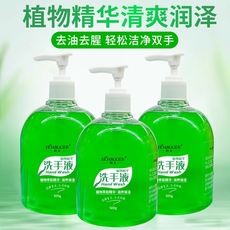 洗手液清洁去污按压型芦荟洗手液滋润泡泡液清洁成人儿童通用家用