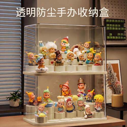盲盒收纳展示架透明防尘亚克力