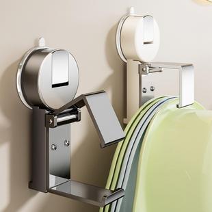 吸盘脸盆收纳架挂钩盆子置物架壁挂卫生间浴室洗脸盆浴盆澡盆家用