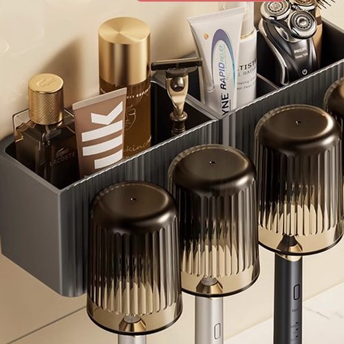 牙刷置物架免打孔刷牙杯漱口杯