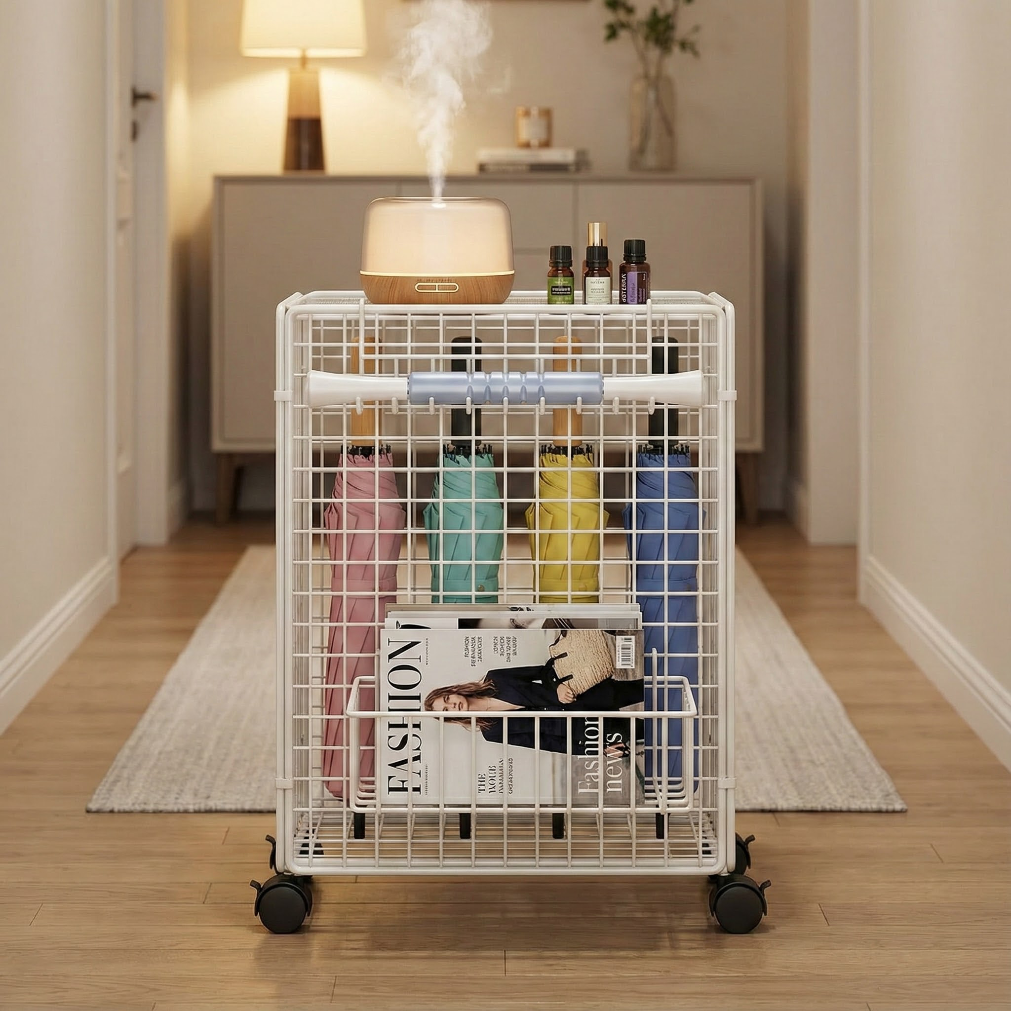 瑜伽垫收纳架健身运动器材篮夹缝