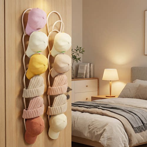 帽子收纳吸盘宿舍挂钩子免打孔