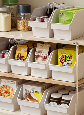 橱柜收纳筐厨房专用整理箱桌面杂物收纳盒家用下水槽拉篮储物盒子