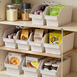 橱柜收纳筐厨房专用整理箱桌面杂物收纳盒家用下水槽拉篮储物盒子