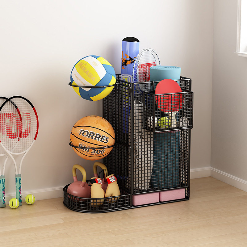 篮球收纳架落地置物架家用客厅球类运动器材瑜伽垫旋转立式收纳架,收纳整理,其他收纳,淘宝优惠券,粉丝福利购,淘宝优惠卷