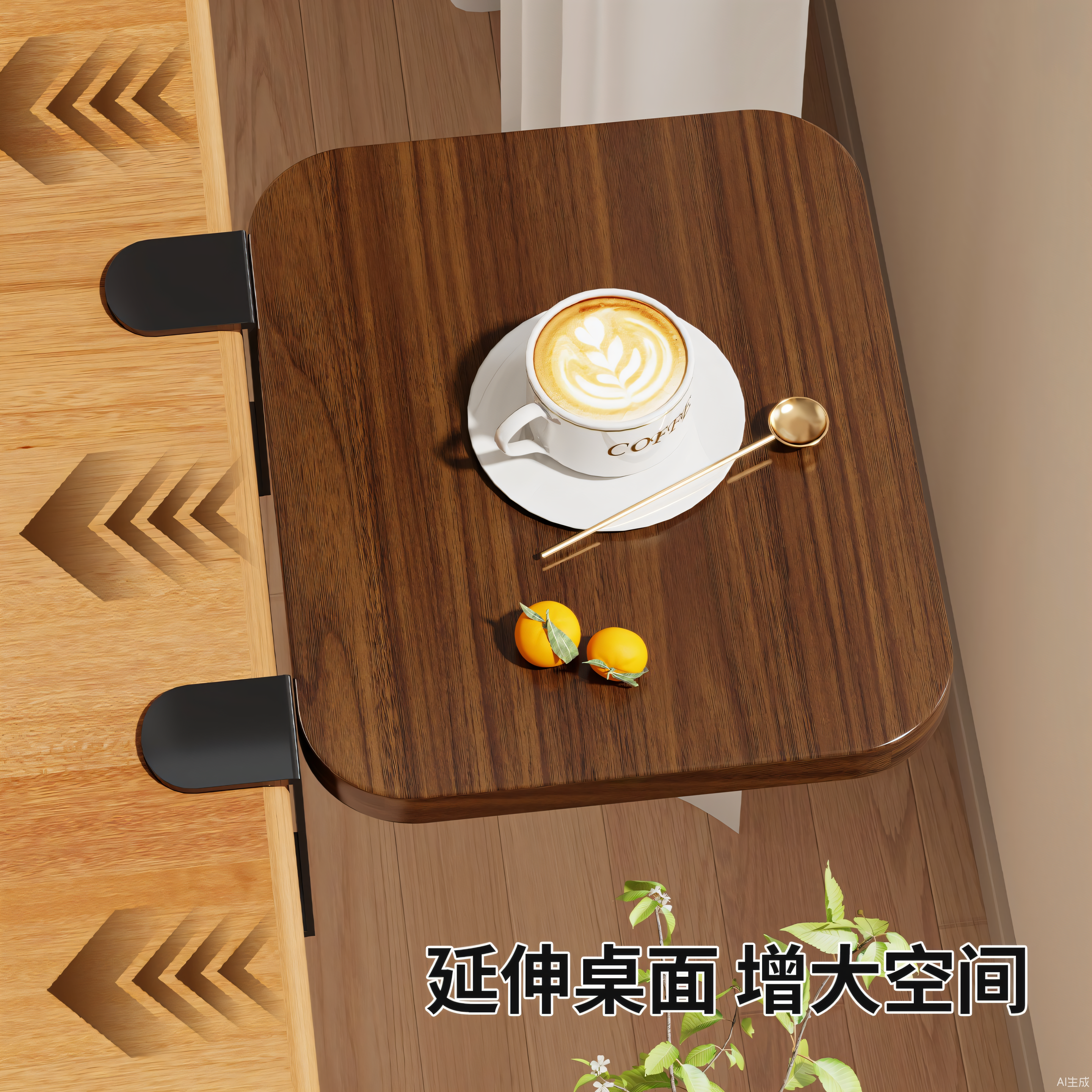 桌面延长板免打孔扩展