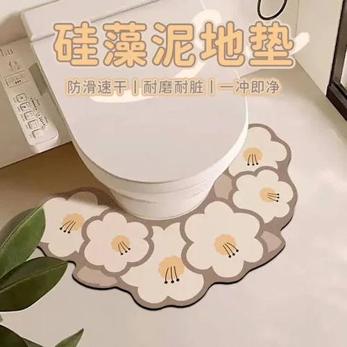 家用卫生间马桶垫硅藻泥吸水速干