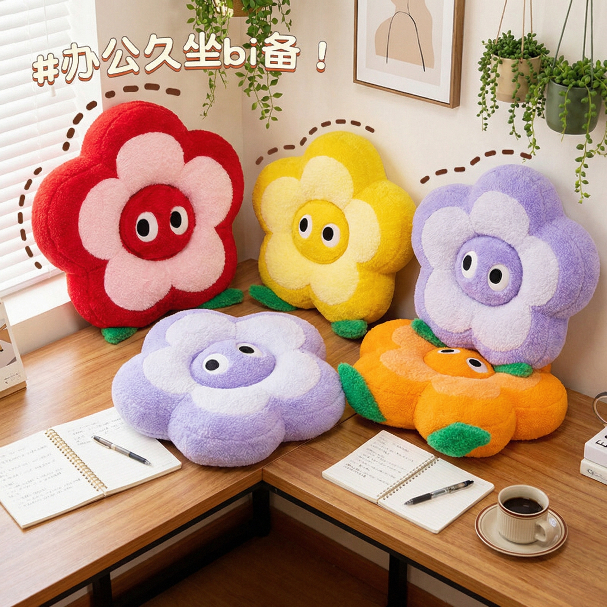 多巴胺花朵抱枕沙发靠垫毛绒玩具可爱居家装饰靠枕玩偶创意礼物女,居家布艺,靠垫/抱枕,淘宝优惠券,粉丝福利购,淘宝优惠卷