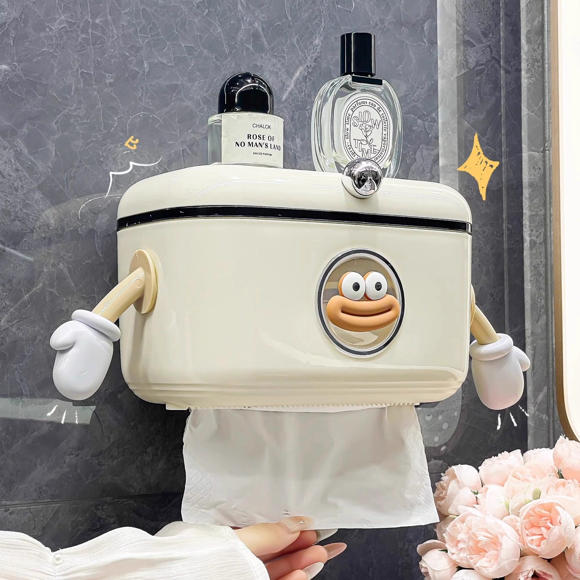 纸巾盒抽纸盒卫生间创意可爱