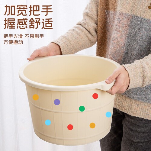 【加高加深】足底按摩养生泡脚桶