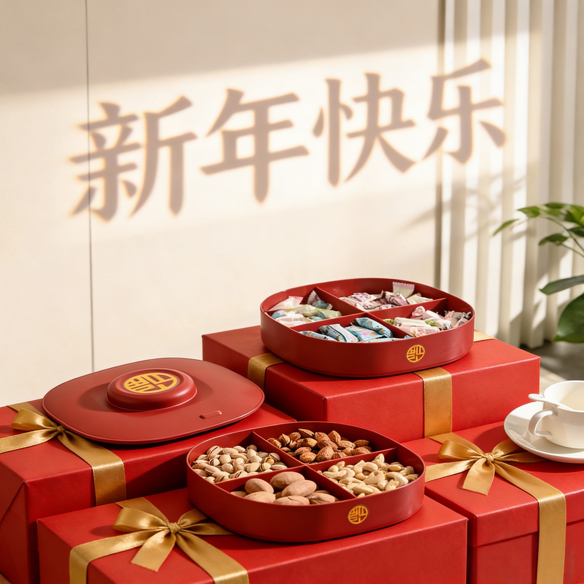 干果盘客厅茶几家用高档零食瓜子水果新年摆放糖果坚果收纳干果盒,餐饮具,果盆/果盘/果篮,淘宝优惠券,粉丝福利购,淘宝优惠卷