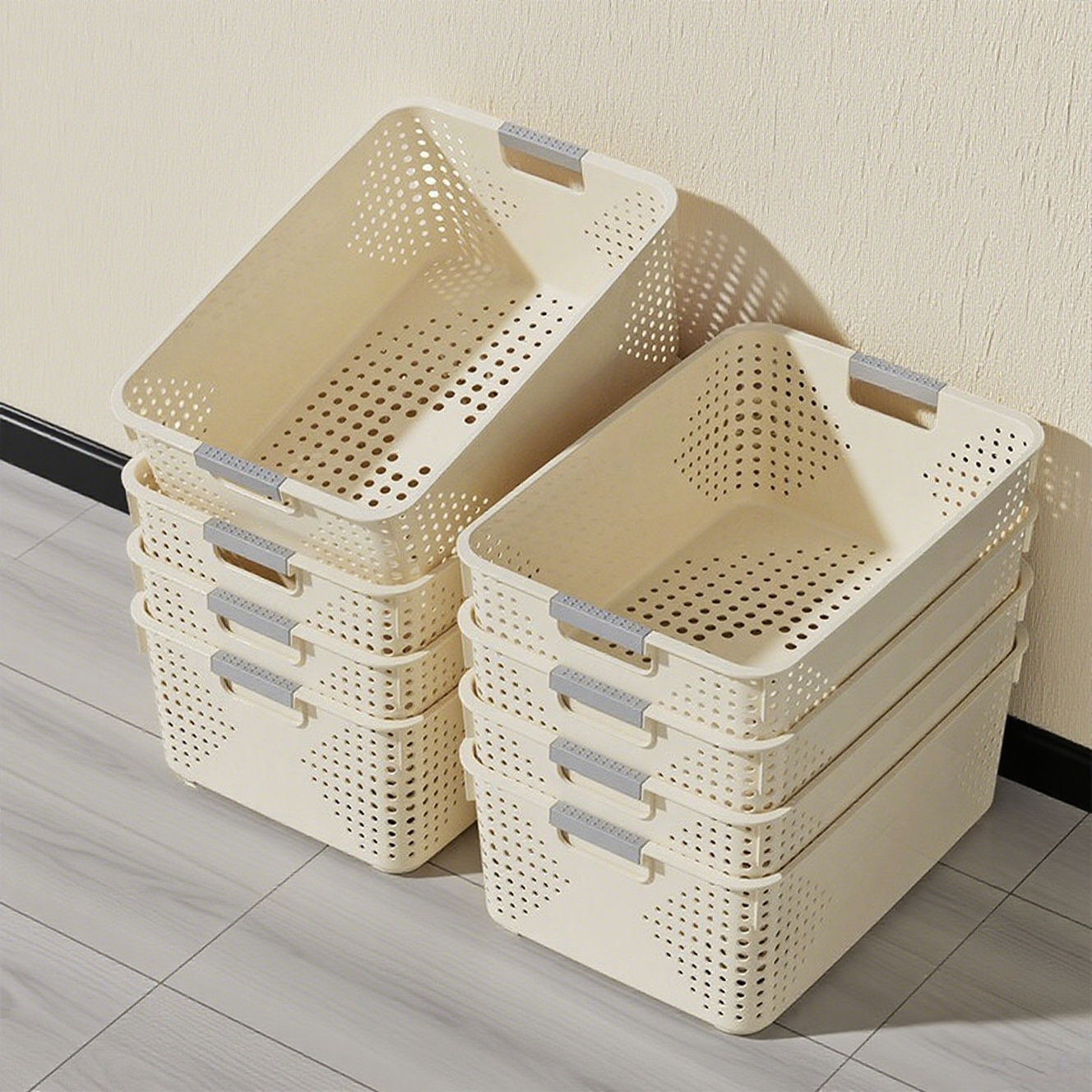 【拍1发3发3件】加厚加固收纳筐