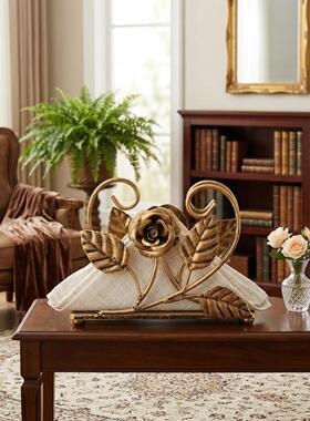 铁艺纸巾架家用创意高级感酒店