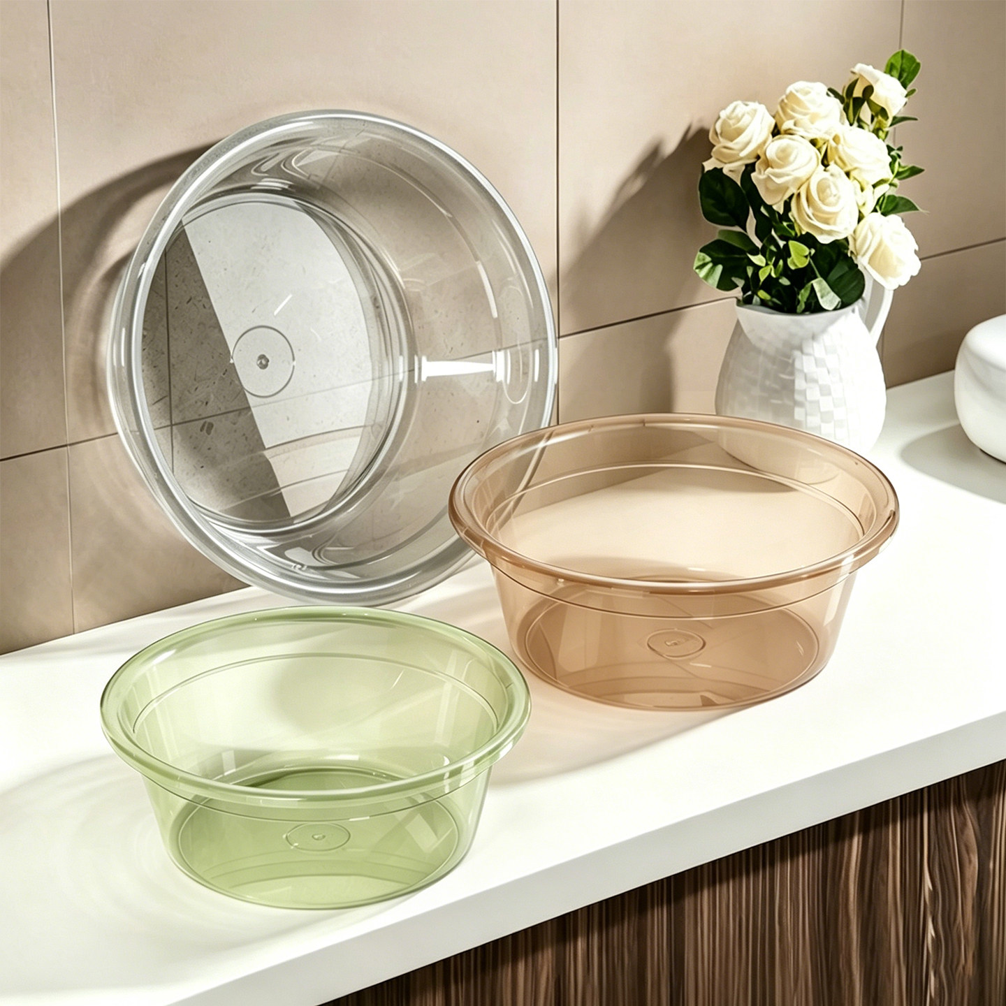 洗脸盆家用大号加厚耐用塑料小盆子学生宿舍洗衣服盆洗屁屁洗脚盆