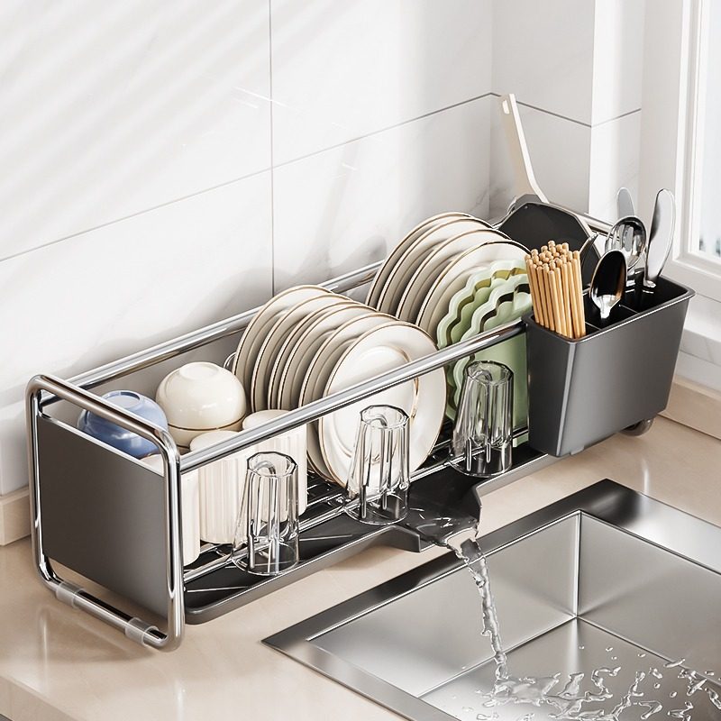 夹缝边碗碟收纳架超窄边款沥水碗架放碗盘碗筷碗篮厨房水槽置物架,厨房/烹饪用具,碗架,淘宝优惠券,粉丝福利购,淘宝优惠卷