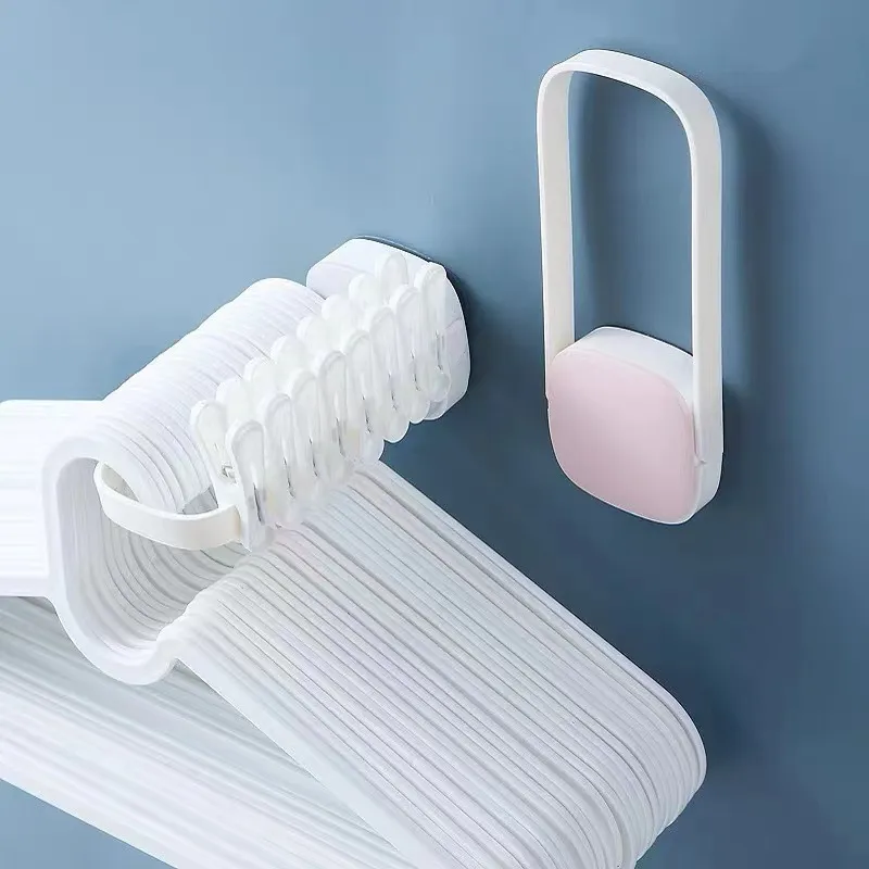 实用衣架收纳架神器粘胶