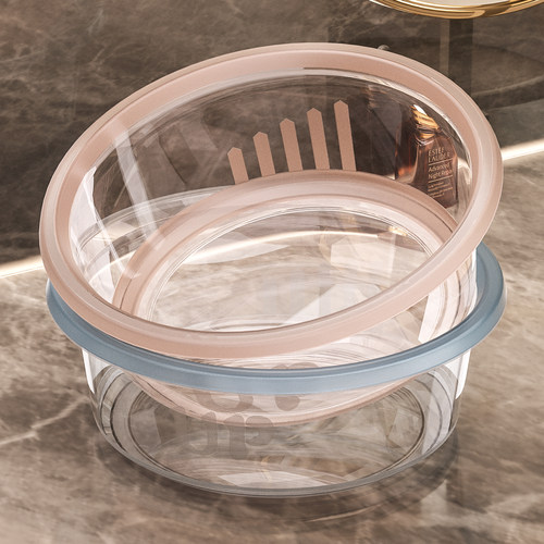 透明洗脸盆加厚塑料洗漱小盆子