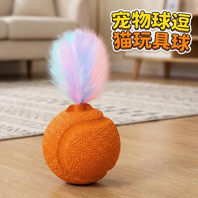 宠有引力弹弹叫叫球猫玩具套装