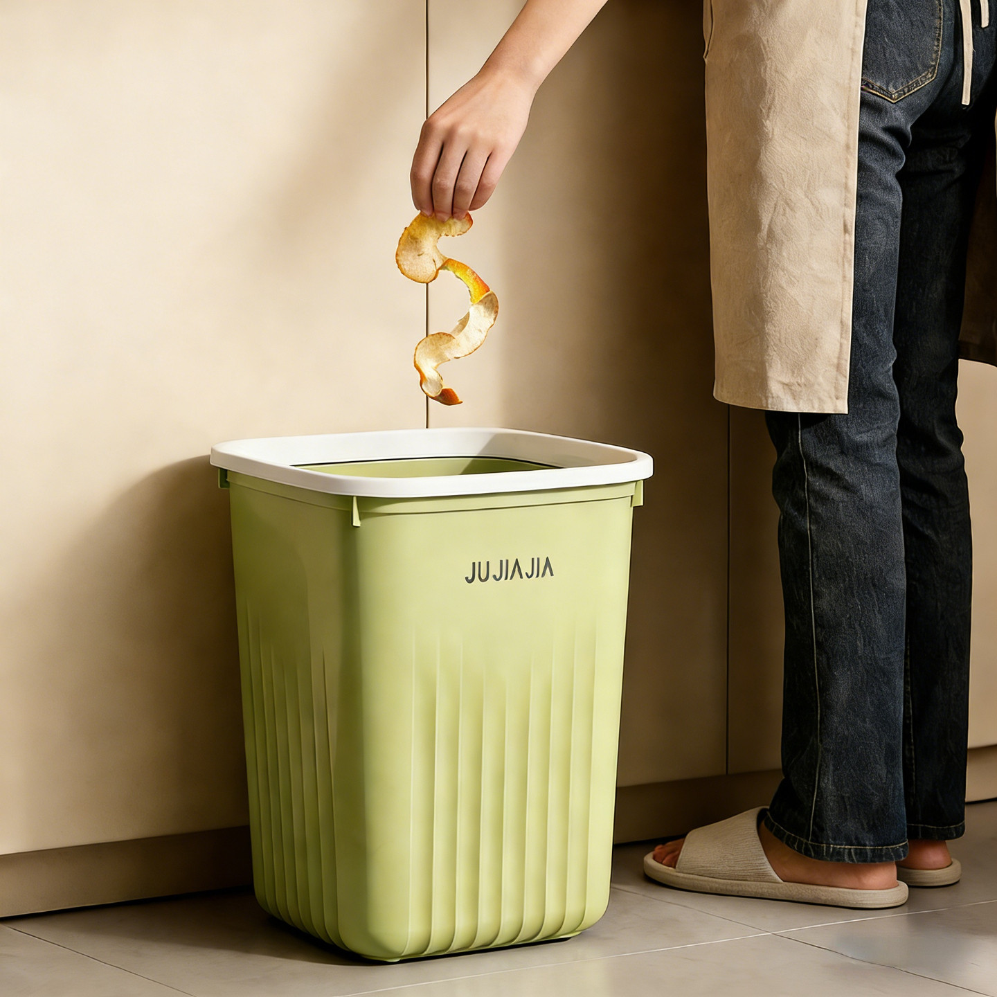 垃圾桶家用2026新款客厅厨房卫生间免弯腰大号大容量办公室的纸篓