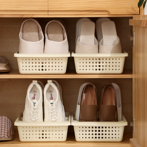 日式鞋柜收纳架通风镂空橱柜鞋盒