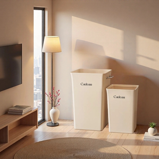 垃圾桶家用高级感大号大容量家用客厅厨房厕所家庭大垃圾箱高颜值