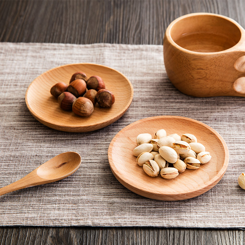 Snack plate for one person, breakfast plate, Japanese cup