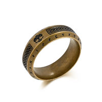Celtic Rune Tree of Life ring for men, retro Nordic Viking titanium steel ring for women, hip-hop high-end feel thumbnail 3