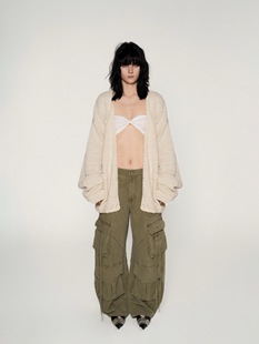 THEA买手店SENSEAWEEK 26早春多口袋阔腿工装长裤