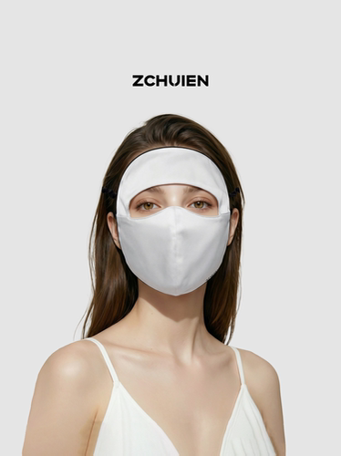THEA买手店ZCHUIEN26春夏褶绳挽歌防晒真丝面罩
