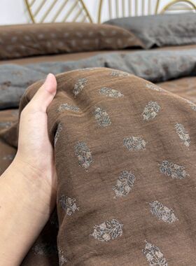 （洛可可）A类母婴级全棉炫彩双层纱被罩四季通用柔软舒适