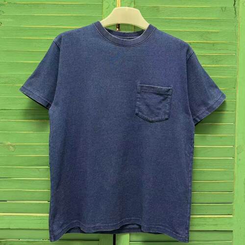 试穿成色 jemorgan X sunny label 蓝染 水洗做旧 T恤 不是薄款