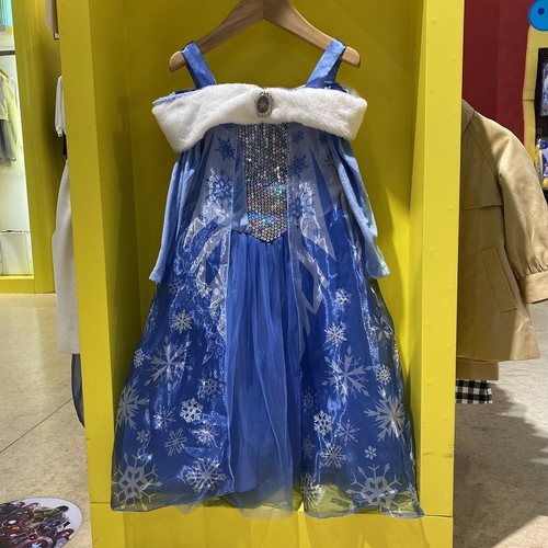 清仓特价手感真是没话说 不掉粉长袖丝绒爱莎春秋连衣裙