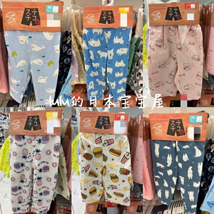 超薄纯棉短裤 现货 日本采购 西松屋男女宝宝儿童夏款 沙滩速干裤