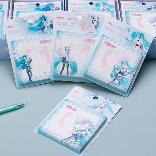 卡通少女便利贴动漫文具