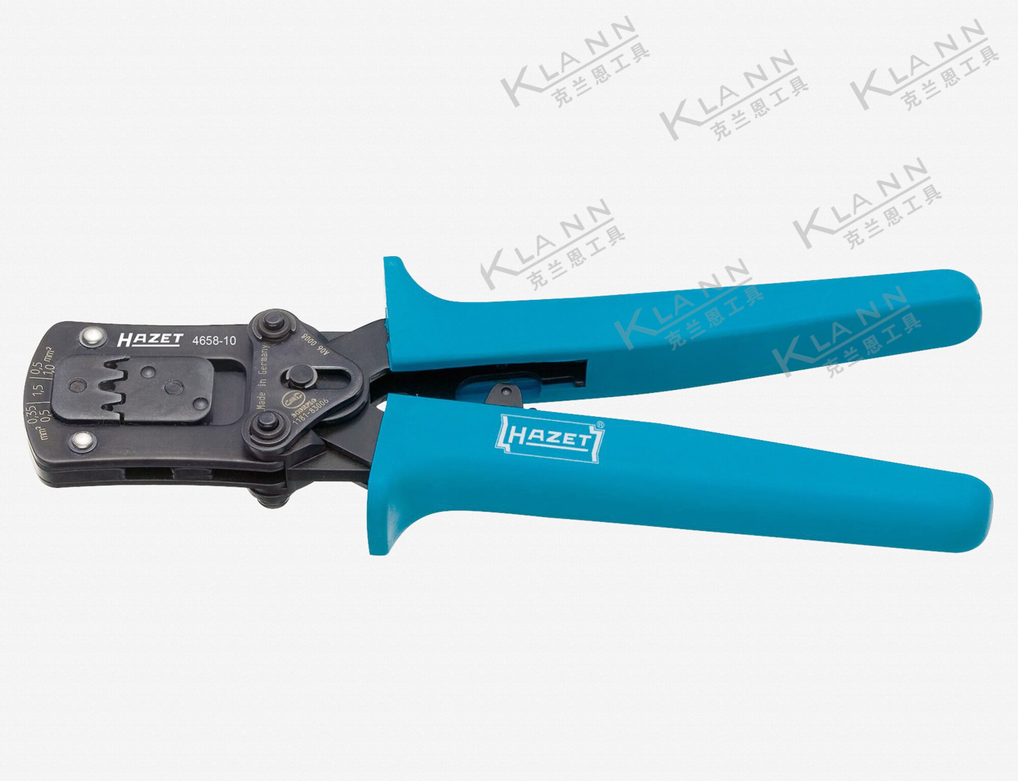 德国hazet压线钳 用于绝大多数非绝缘电缆和插头式连接器 4658-10
