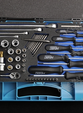 德国HAZET 1557/58花型TORX螺栓工具组58件套 进口保时捷专用工具