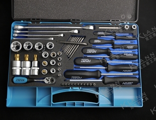 德国HAZET 1557/58花型TORX螺栓工具组58件套 进口保时捷专用工具
