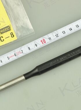 德国HAZET 销式冲子 平头样冲 748C-8 进口钳工、钣金工具Ф8x200