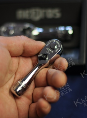 日本京都机械KTC NEPROS 超短柄棘轮扳手 1/4小飞板  NBR290S