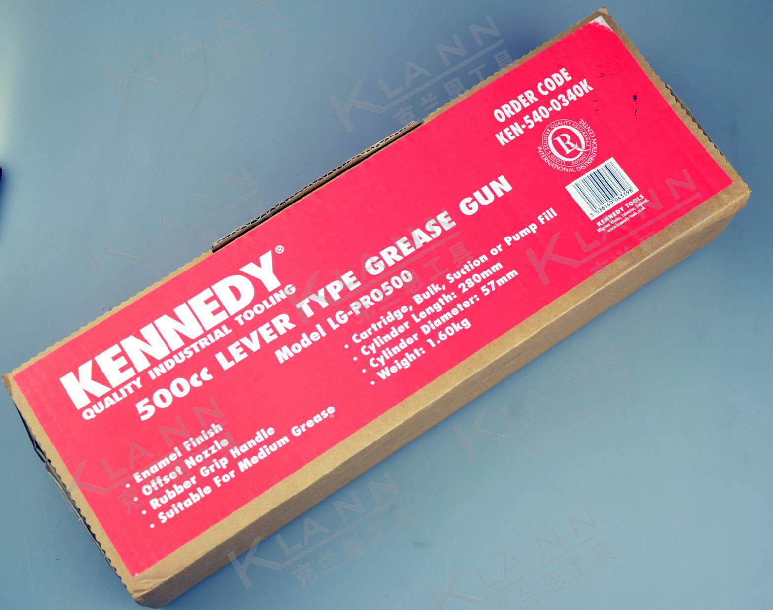 英国KENNEDY 杠杆式黄油枪KEN-540-0340K 克伦威尔设备维护工具