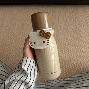 holoholo小奶瓶女高颜值便携外带学生水杯大容量不锈钢儿童保温杯