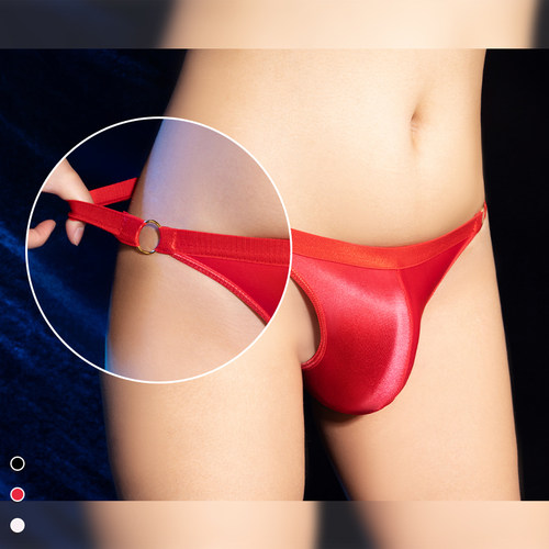 三角裤内裤油亮光滑大码