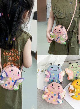 新款出游儿童包可爱小蜜蜂女童单肩斜挎包卡通女宝宝零钱小包