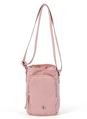 lulu时尚单肩女包水壶包户外运动斜挎包尼龙布水杯包手机包零钱包